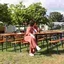 sommernachtsfest auf/abbau