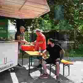 sommernachtsfest auf/abbau
