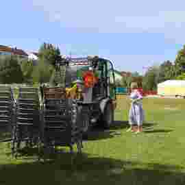 sommernachtsfest auf/abbau
