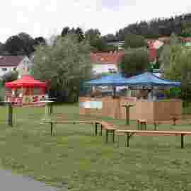 sommernachtsfest auf/abbau