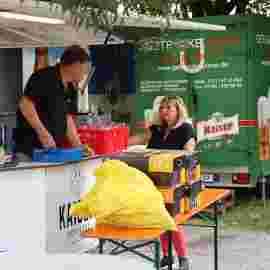 sommernachtsfest auf/abbau