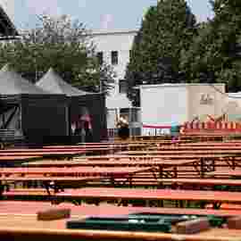 sommernachtsfest auf/abbau