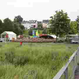 sommernachtsfest auf/abbau