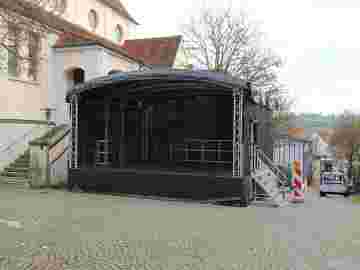 weihnachtsmarkt rh 2022 aufbau bilder